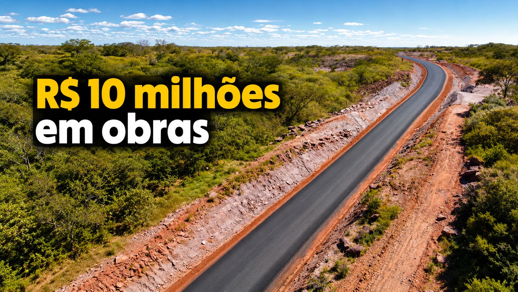 Governo do Piauí restaura 37 quilômetros da PI-464 e asfalta 14 ruas de Pedro Laurentino com investimentos superiores a R$ 11 milhões.