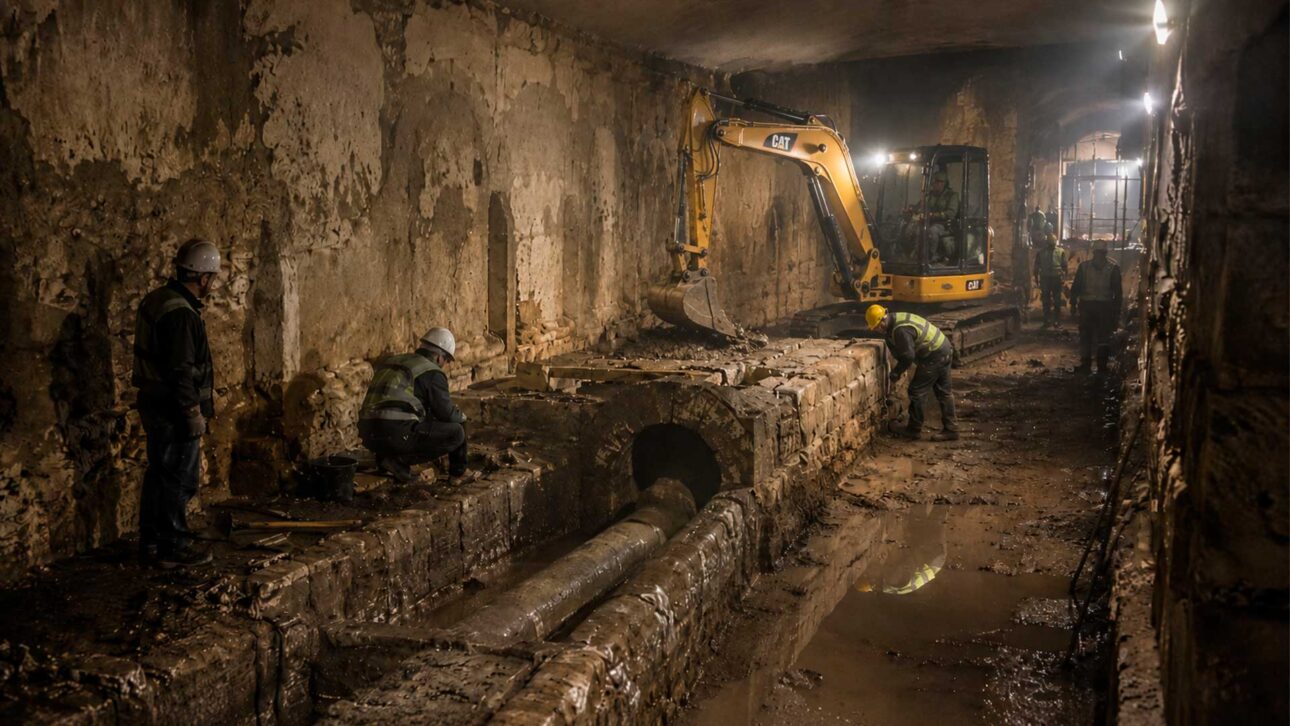 Obras de restauração revelam túnel de 160 metros e sete condutos de água sob a Hagia Sophia, em Istambul