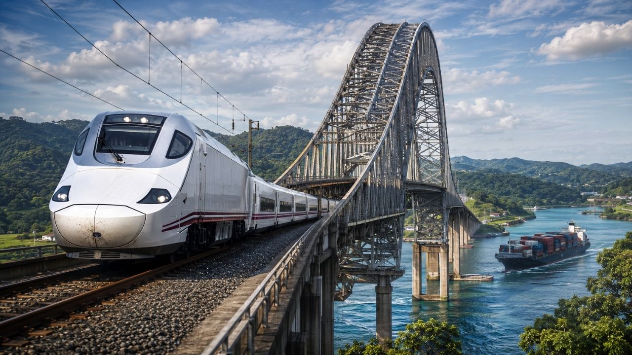 Panamá aposta em ponte ferroviária de US$ 4,5 bilhões sobre o Canal do Panamá e chama a Renfe para validar uma linha de alta velocidade de 450 km que promete 50 mil empregos, mas (1)