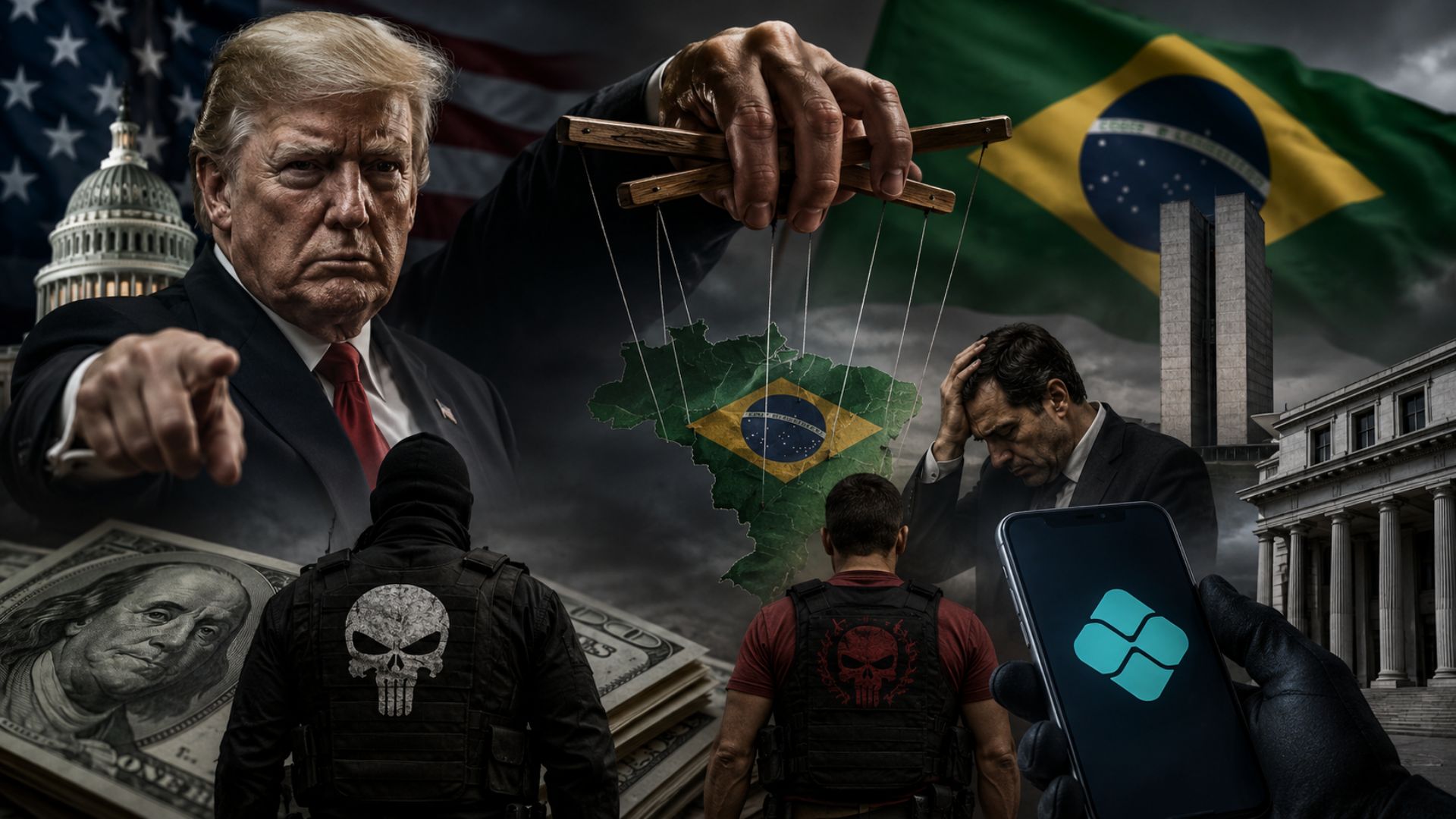 Para o economista José Kobori, os EUA podem pressionar o Brasil, minar a China e até ameaçar o Pix após rotular facções como terroristas.