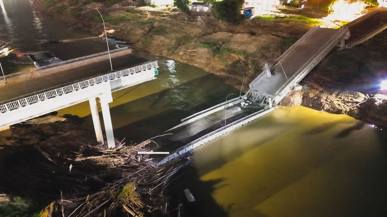 Ponte em Sena Madureira tem desabamento no Acre, 4 feridos e rachaduras sob cobrança.