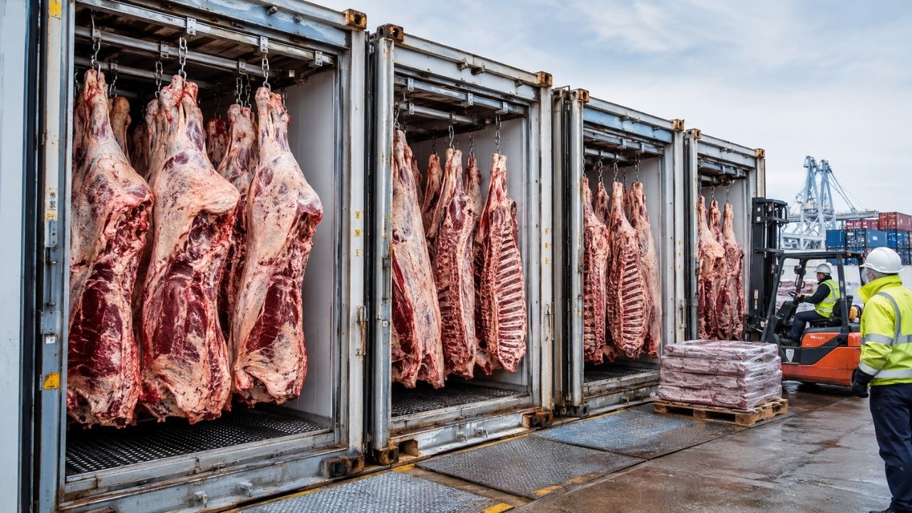 Praga que saiu do México avança nos EUA, ameaça rebanho no menor nível desde 1952 e pode abrir espaço para o Brasil vender mais carne bovina, enquanto o hambúrguer dispara