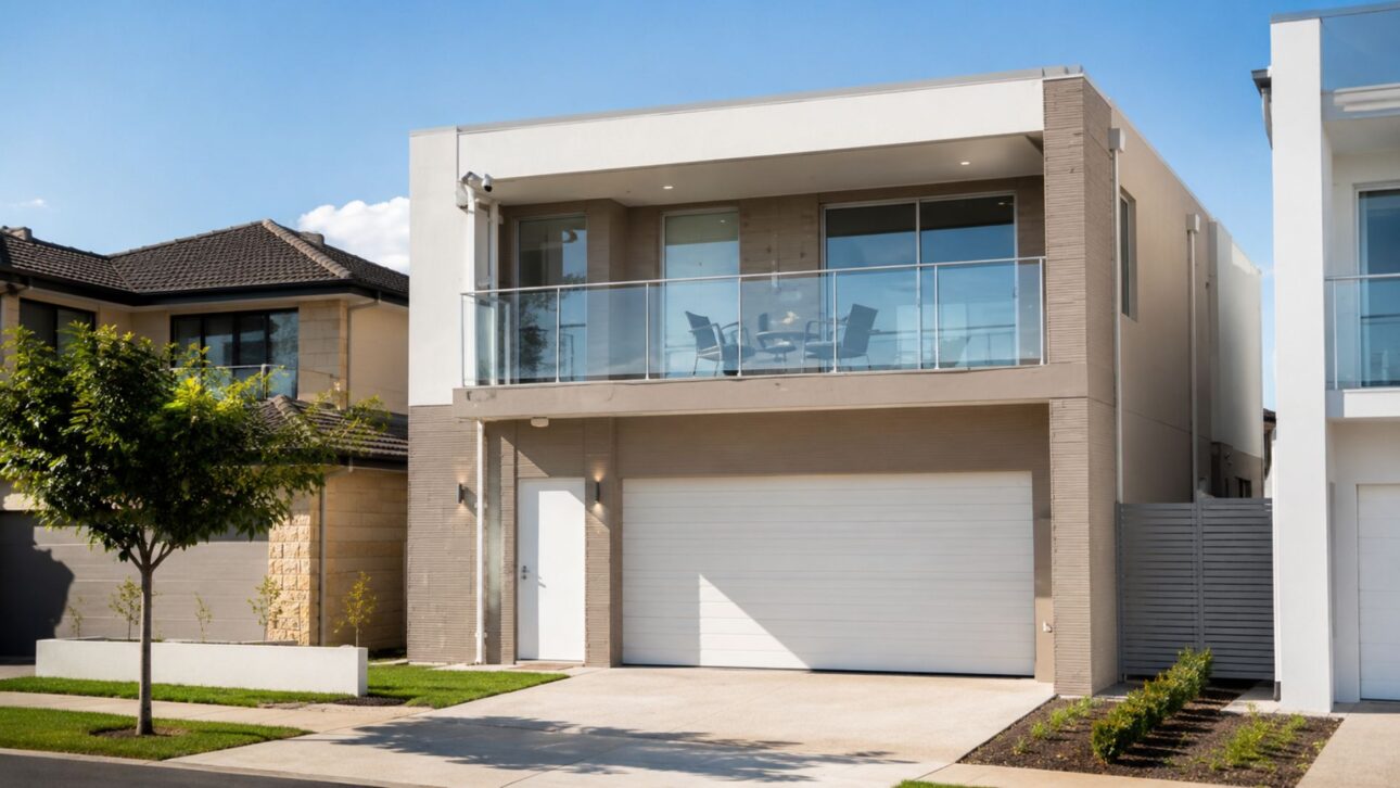 Casa impressa em 3D: a 1ª casa de dois andares da Austrália subiu em 18h, 22% mais barata que a alvenaria, feita por impressora 3D de concreto.