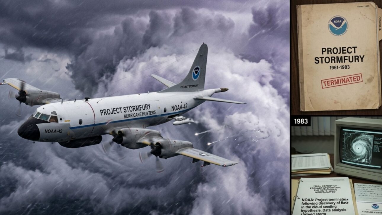 How Project STORMFURY attempted to weaken hurricanes with silver iodide