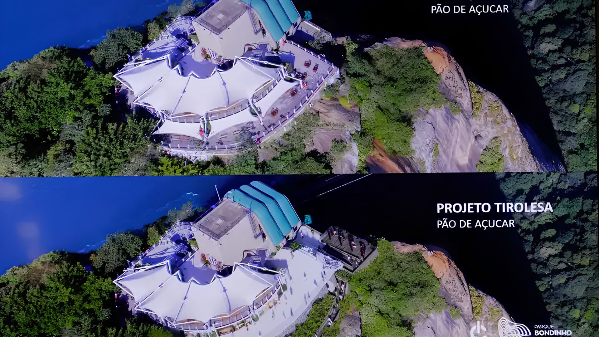 Projeto de tirolesa no Pão de Açúcar previa 755 metros, quatro linhas paralelas e impacto anual de até R$ 107,8 milhões no turismo do Rio.