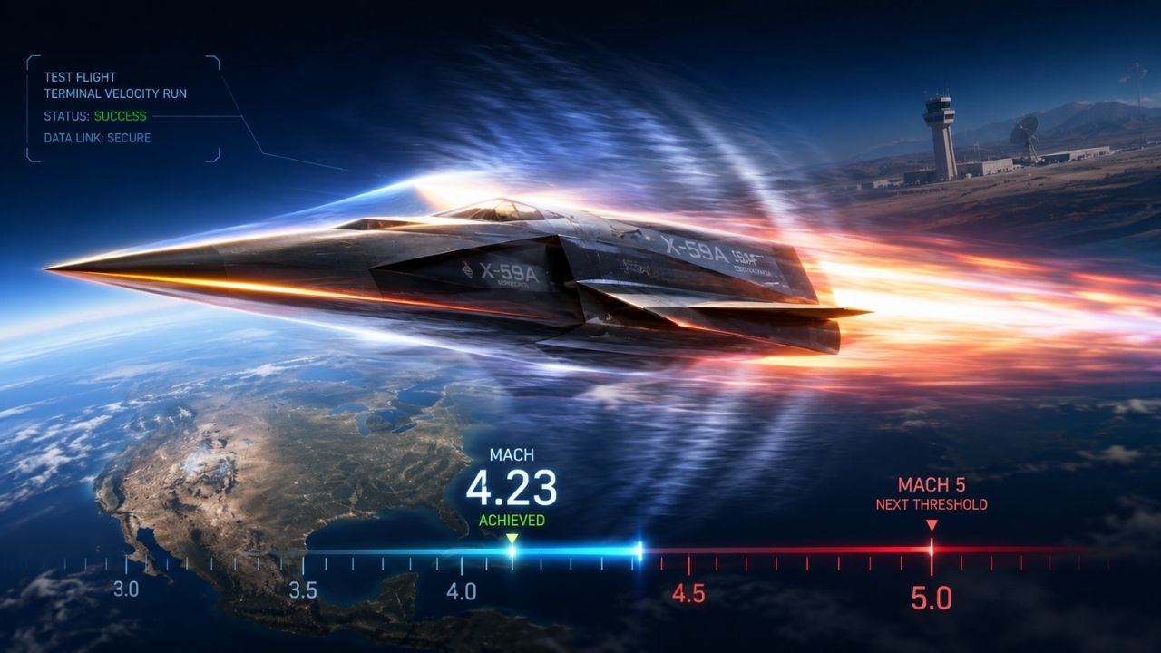 General Hypersonics testa sistema sem foguete com acelerador de impacto, supera Mach 4 e mira missões suborbitais.