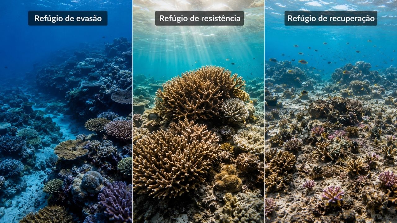 Coral reefs resist climate change, ocean warming and become living banks in protected areas.