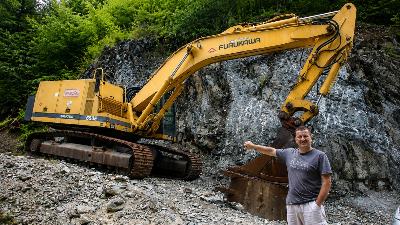 Robert Oroz was riding his motorcycle through the region in 2012 when he saw an excavator near the Željeznica river