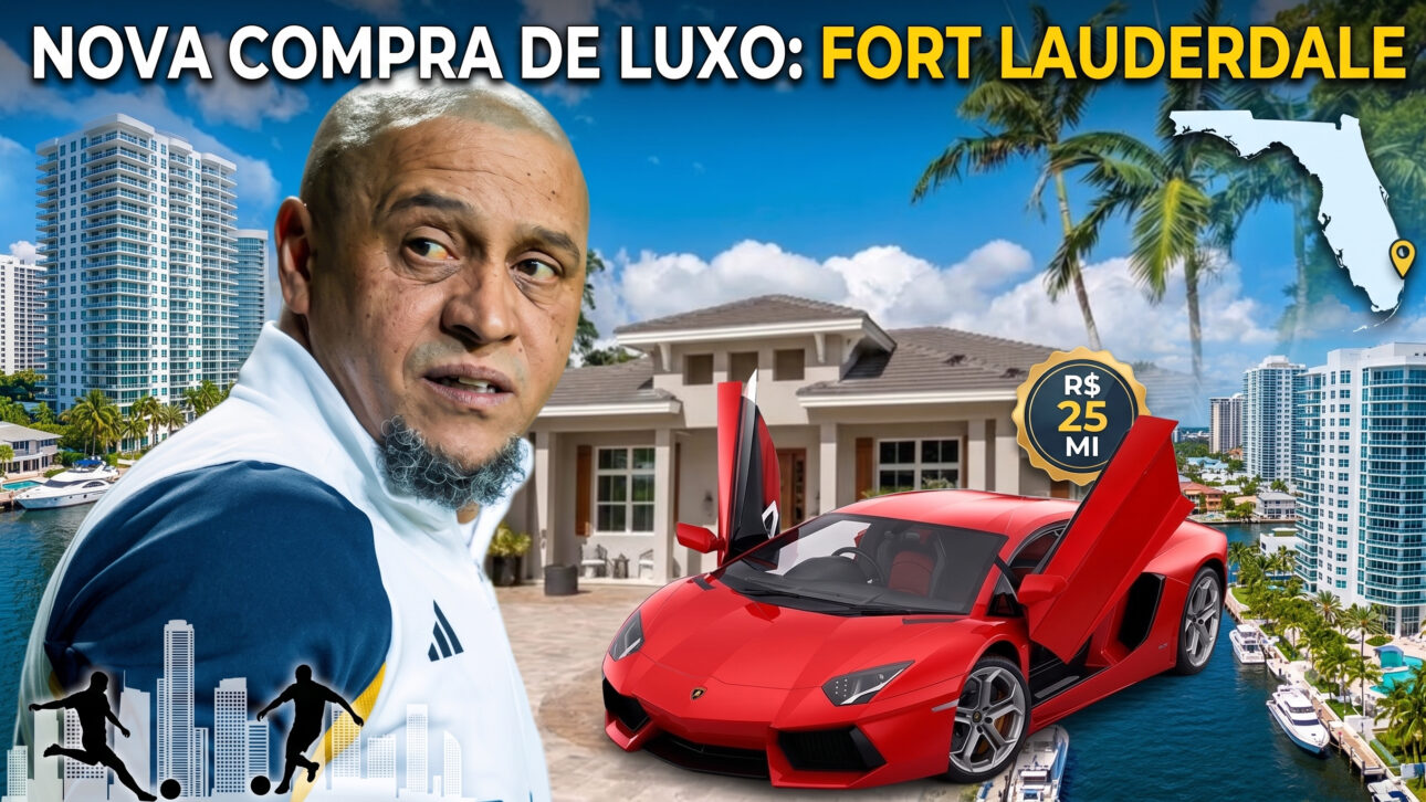 Ídolo da Seleção Brasileira mira alto luxo na Flórida e compra 2 apartamentos de uma vez por R$ 25 milhões