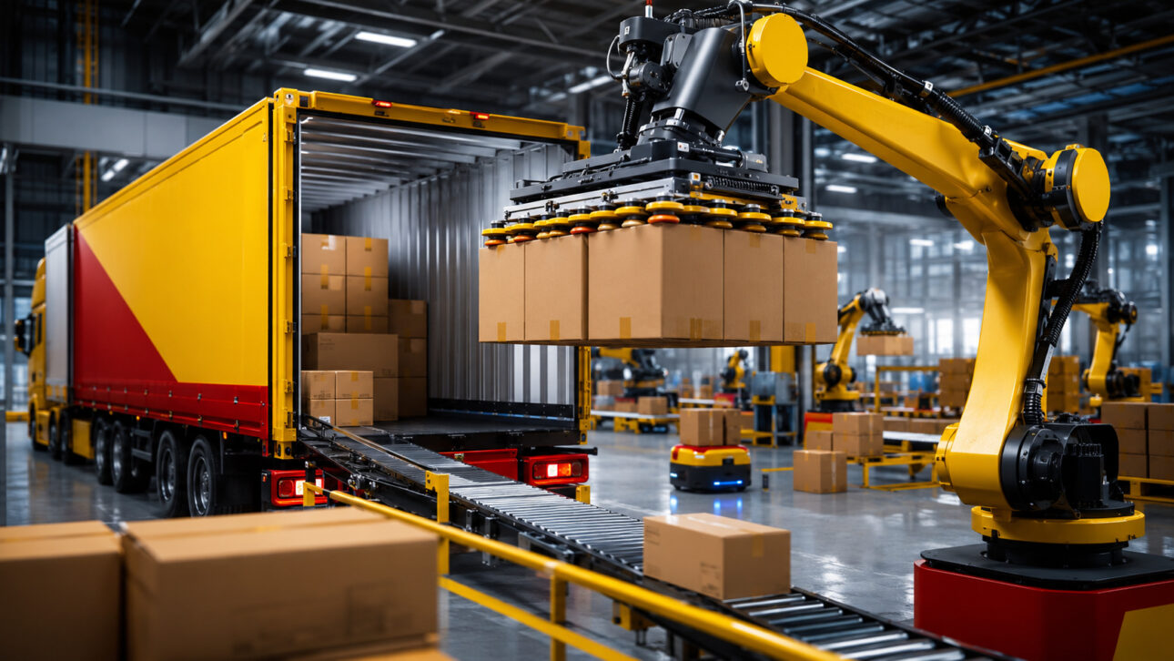 Fim da era do trabalho braçal nas docas: DHL vai colocar mais de 1.000 robôs para descarregar caminhões, pegar até 700 caixas por hora
