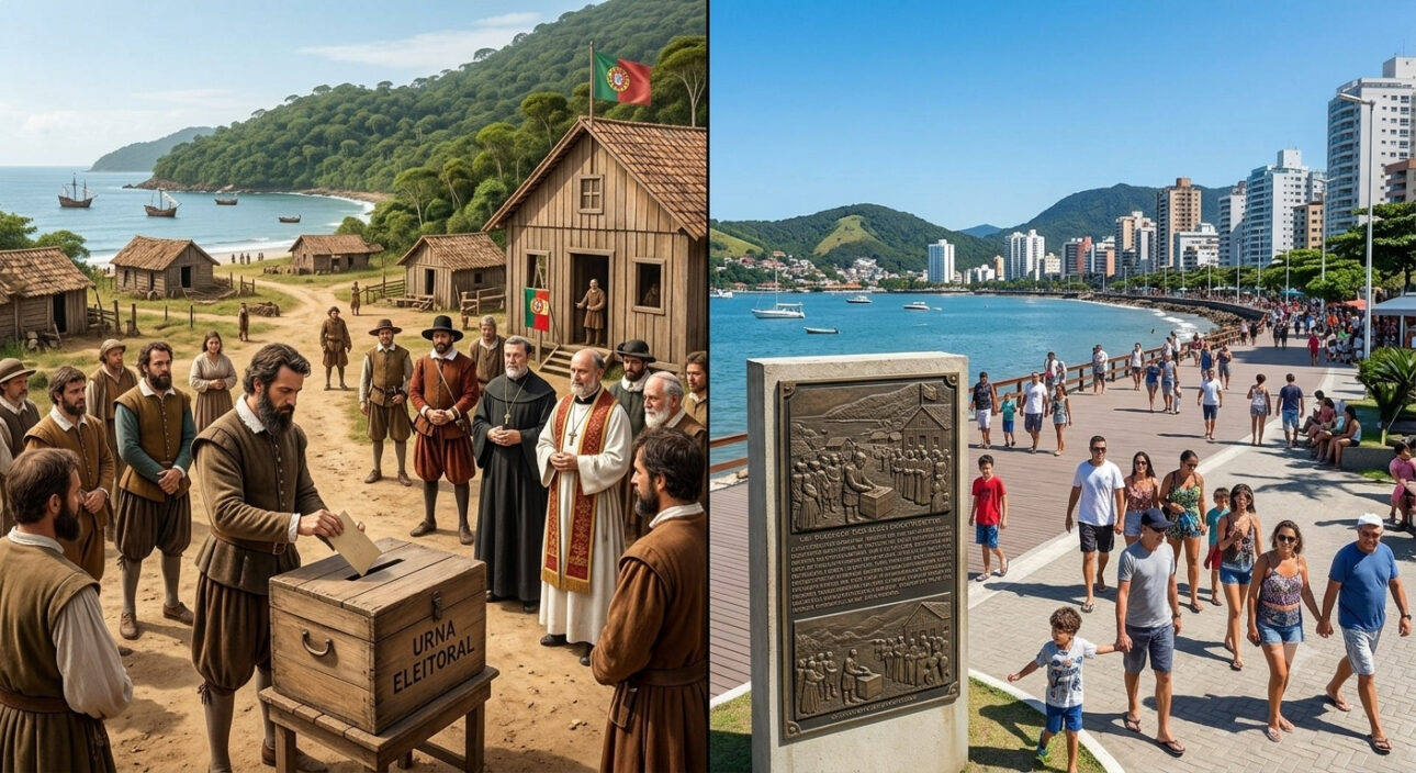 A primeira vila do Brasil nasceu com estrutura oficial de governo local