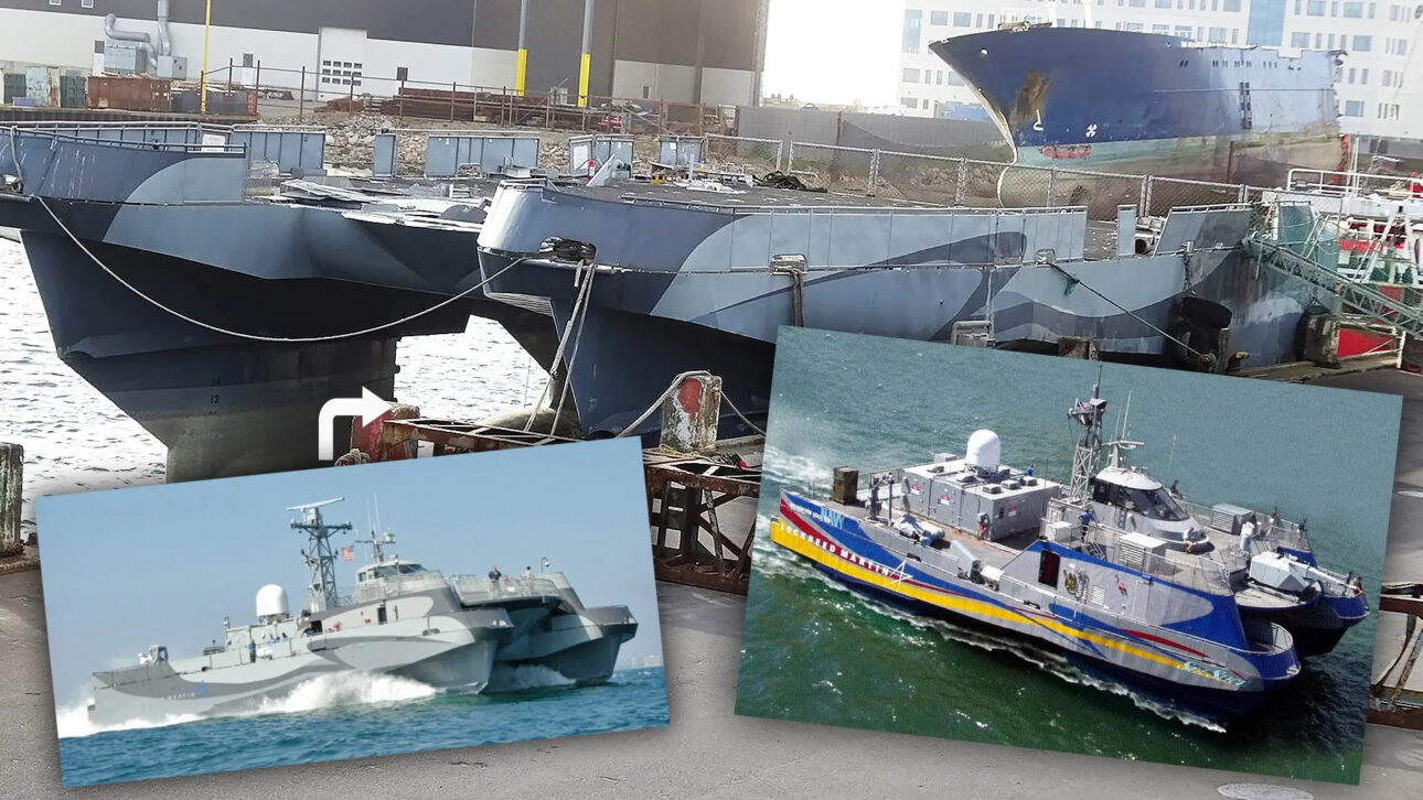 Sea Slice foi um navio experimental da Lockheed Martin com quatro cascos submersos, 105 pés de comprimento e estabilidade comparável à de embarcações muito maiores.