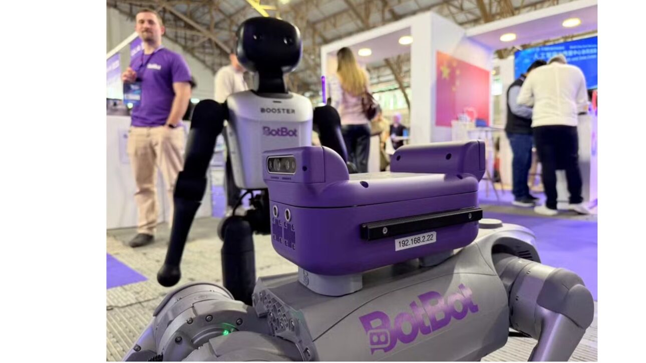 BotBrain instalado em "cão-robô". — Foto: Darlan Helder/g1