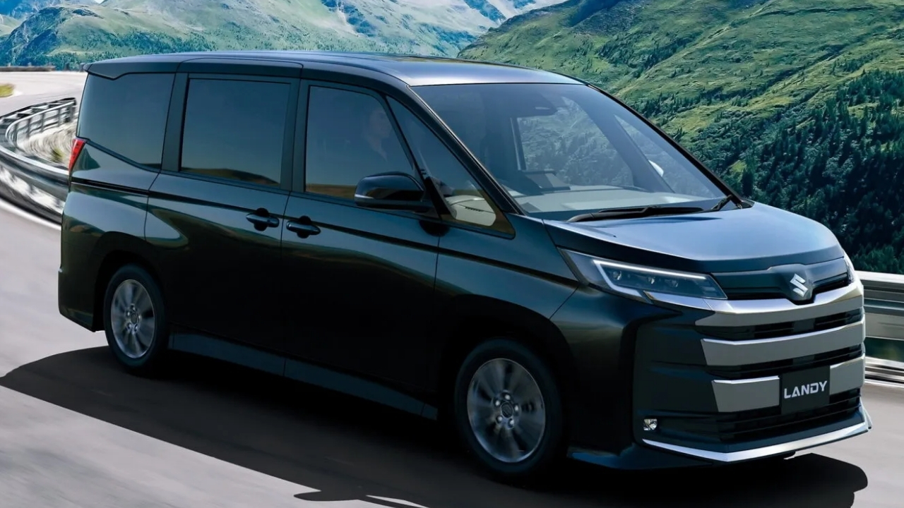 Suzuki Landy chega ao Japão como minivan híbrida de 8 lugares e reacende comparação com SUVs familiares no Brasil.