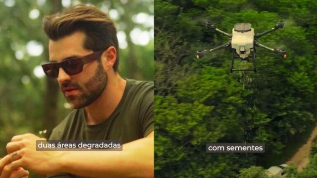 En el Día del Medio Ambiente, el DJ Alok anunció un proyecto que usa la tecnología de los drones de sus shows para reforestar la Mata Atlántica, en São Paulo. - Fotos: reproducción/ Instagram / @institutoalok
