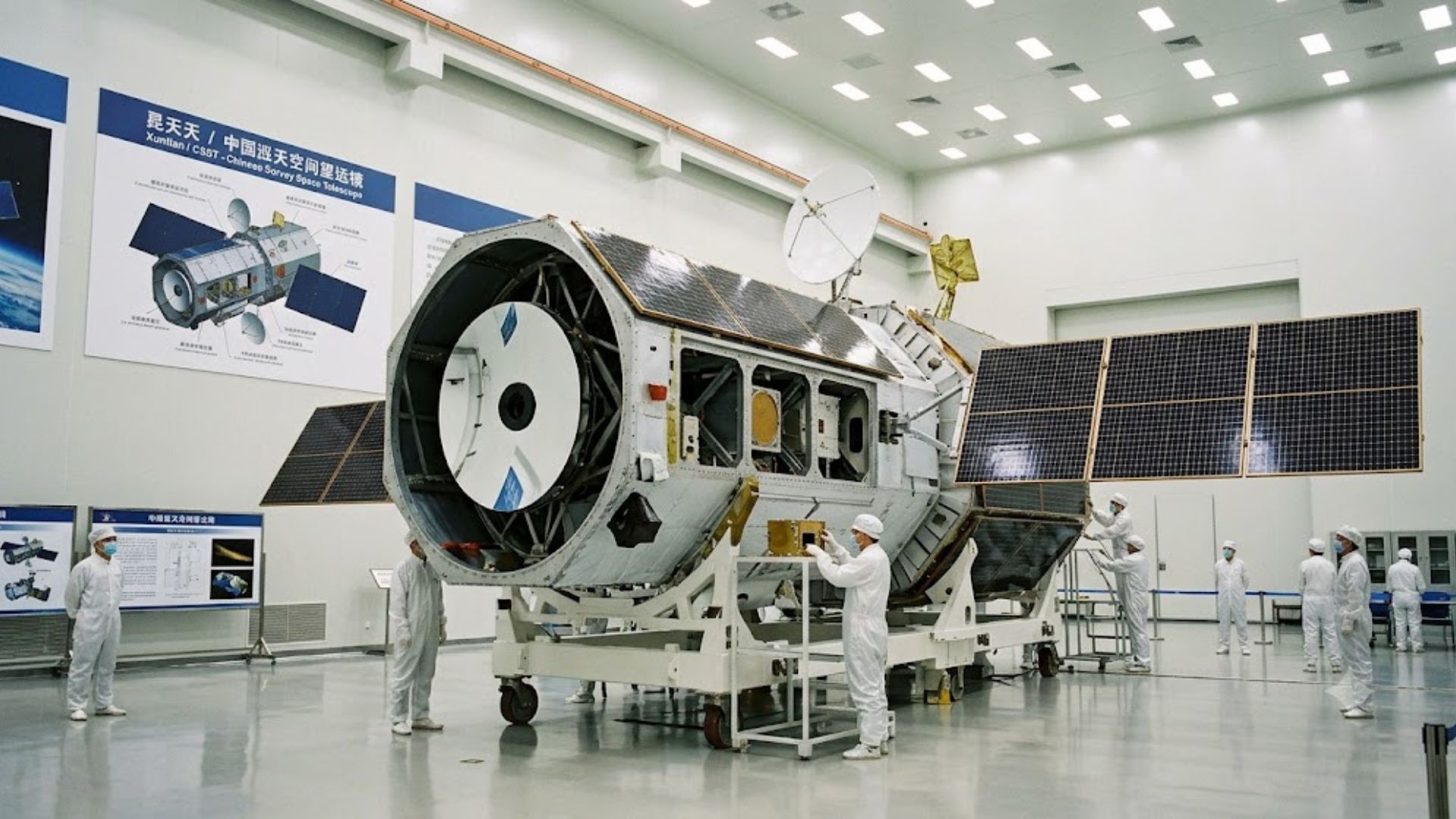 Xuntian, o novo telescópio espacial da China, terá 2,5 bilhões de pixels, campo de visão 300 vezes maior que o Hubble e poderá atracar na Tiangong.