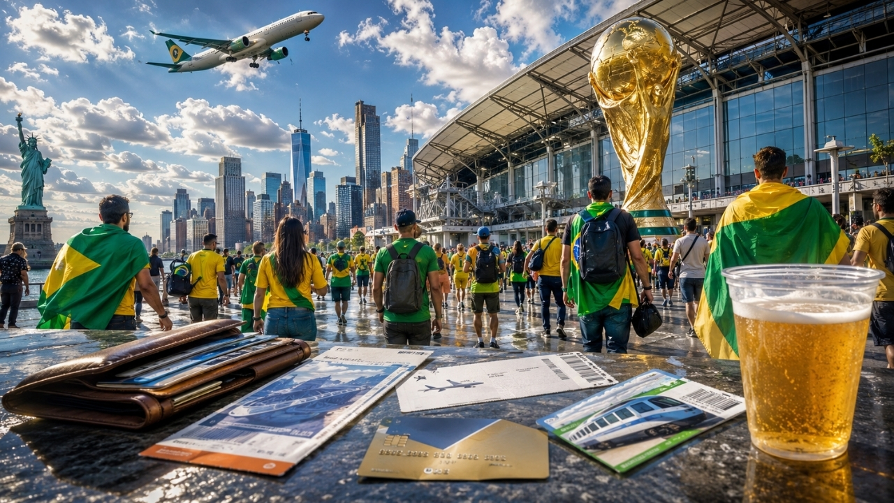 Torcedor descobre que ver a Copa do Mundo 2026 pode custar mais que uma viagem internacional ingressos variáveis, trem caro, cerveja de R$ 92 e receita bilionária da Fifa