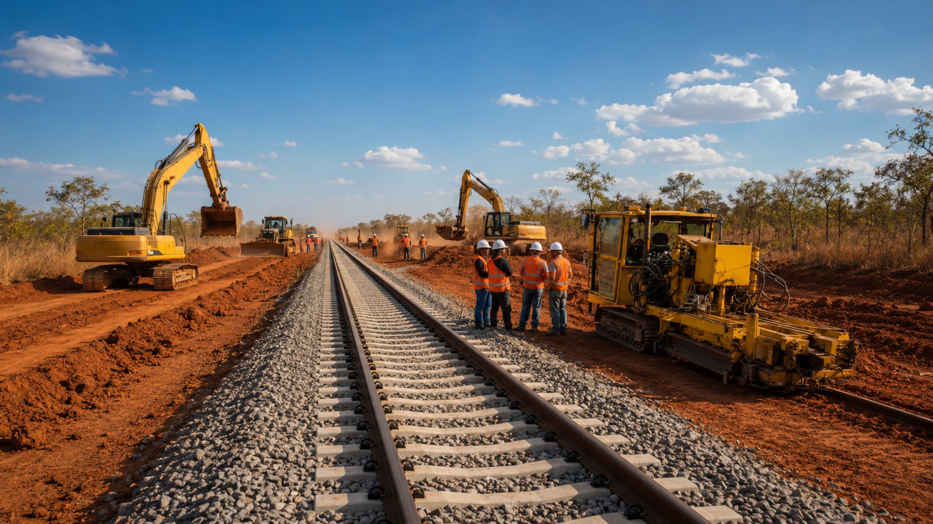 A Transnordestina bateu recorde ao montar 1,69 km de ferrovia em um dia no Ceará, chegou a 81% de execução e prevê entregar mais 100 km até o fim de junho.