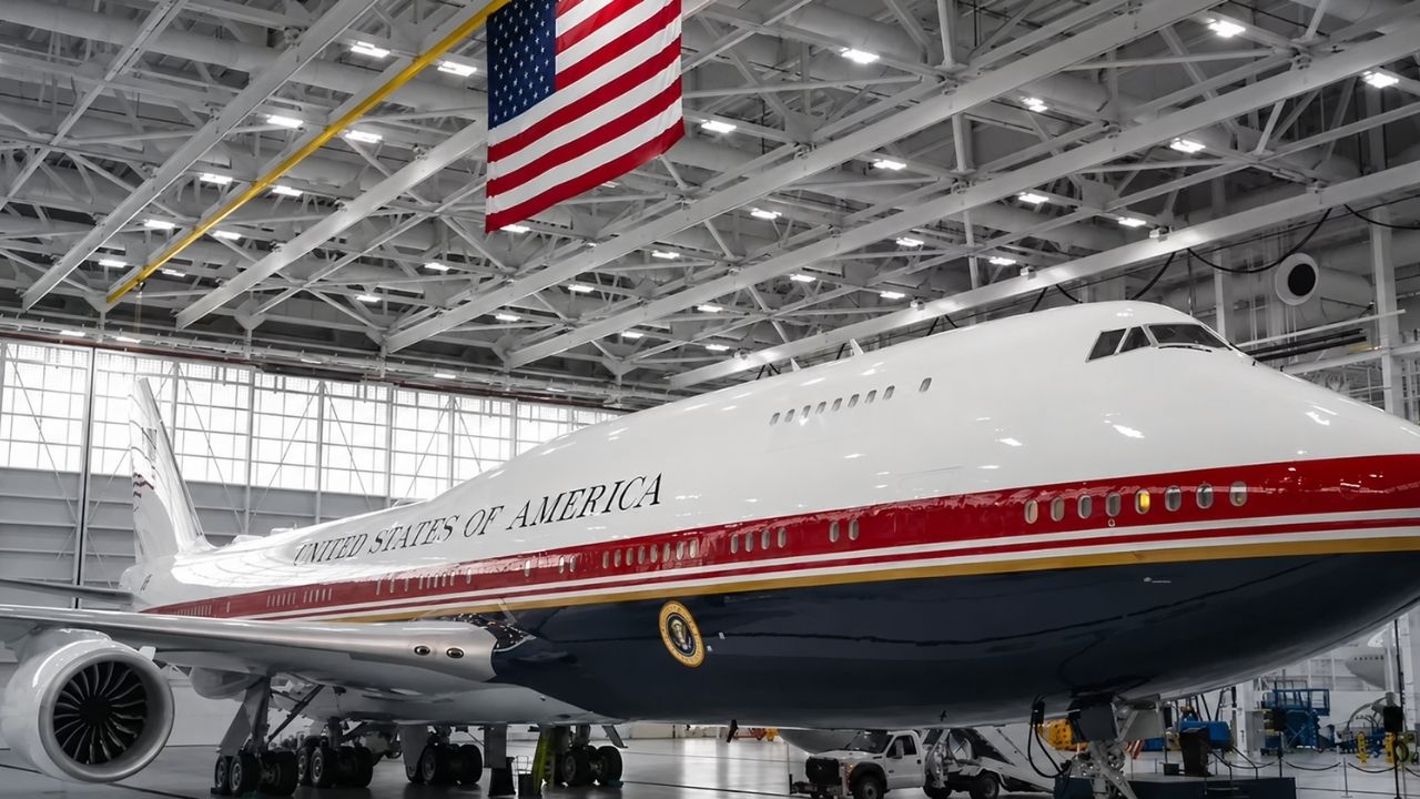 Presente luxuoso do Qatar põe Air Force One, Boeing 747 e segurança nacional sob pressão política nos EUA.