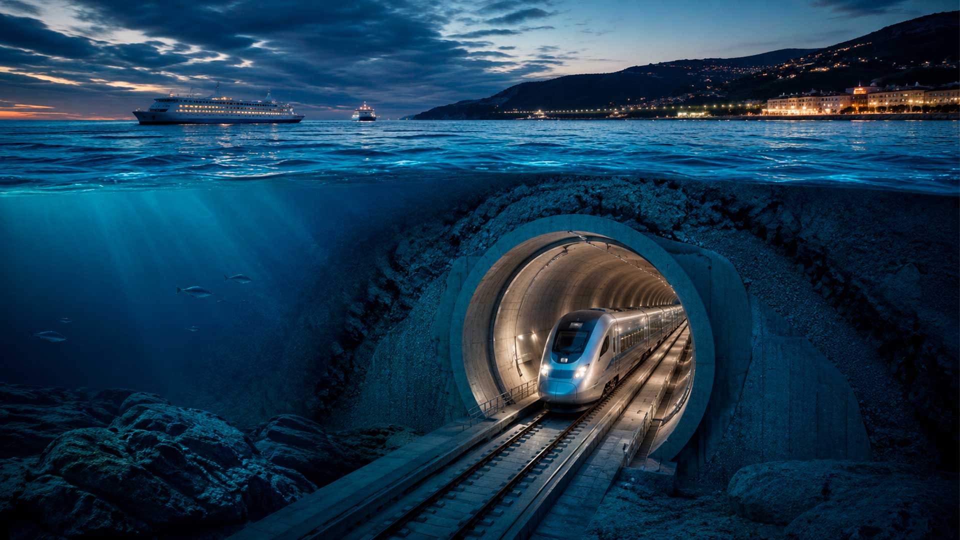 Túnel Seikan no Japão liga Honshu e Hokkaido sob o mar e segue como uma das maiores obras ferroviárias subaquáticas do mundo