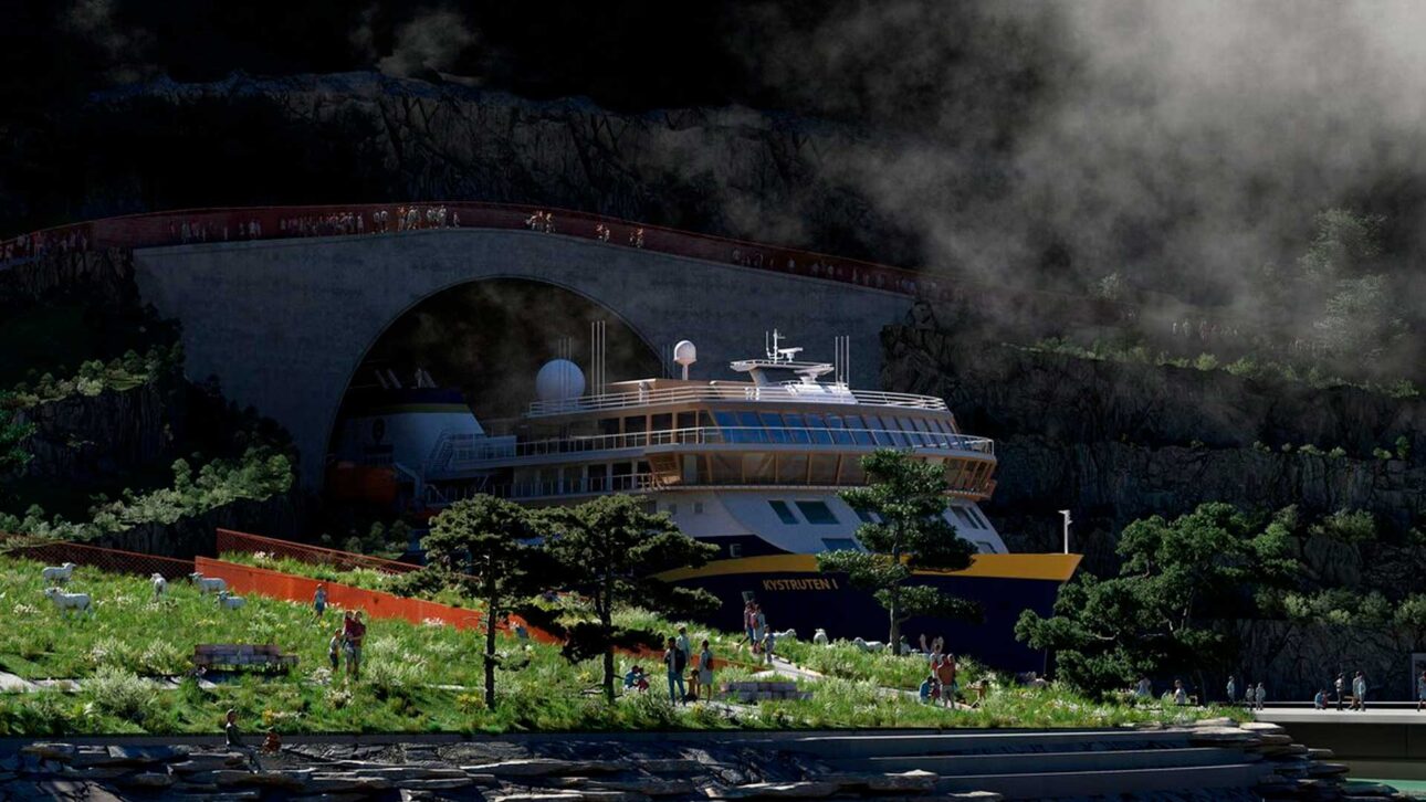 Norwegian maritime tunnel will have cathedral-like dimensions carved into the rock