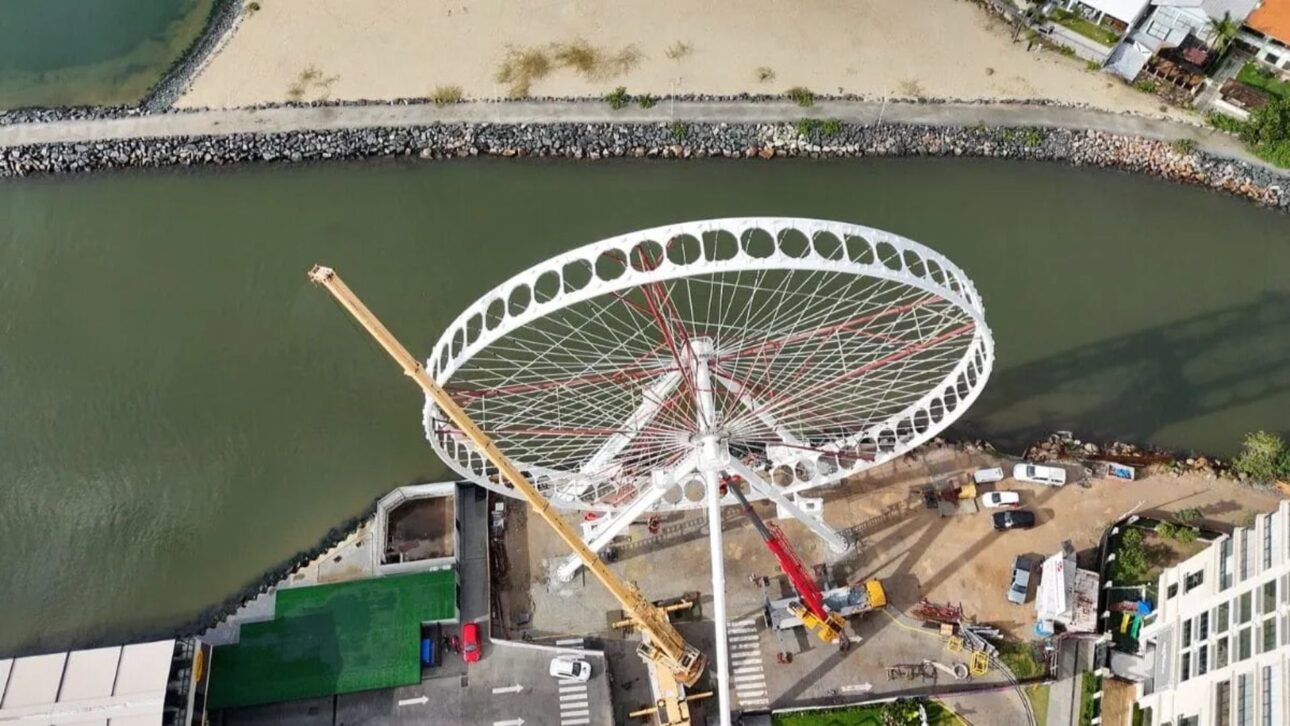 Roda-gigante será o novo cartão-postal de Itapema (Foto: It! Wheel, Divulgação)