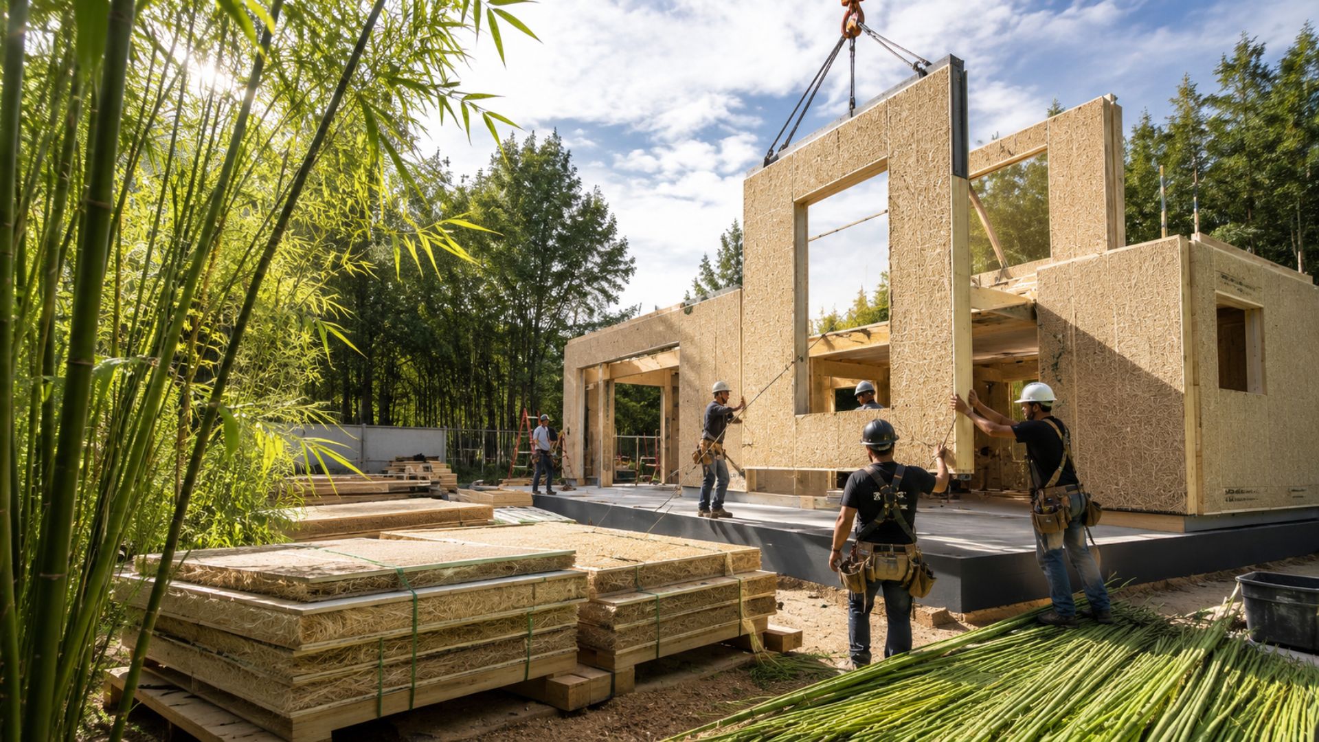 A startup Plantd, criada por um ex-engenheiro da SpaceX, fabrica painéis de construção a partir de grama de crescimento rápido, no lugar da madeira.