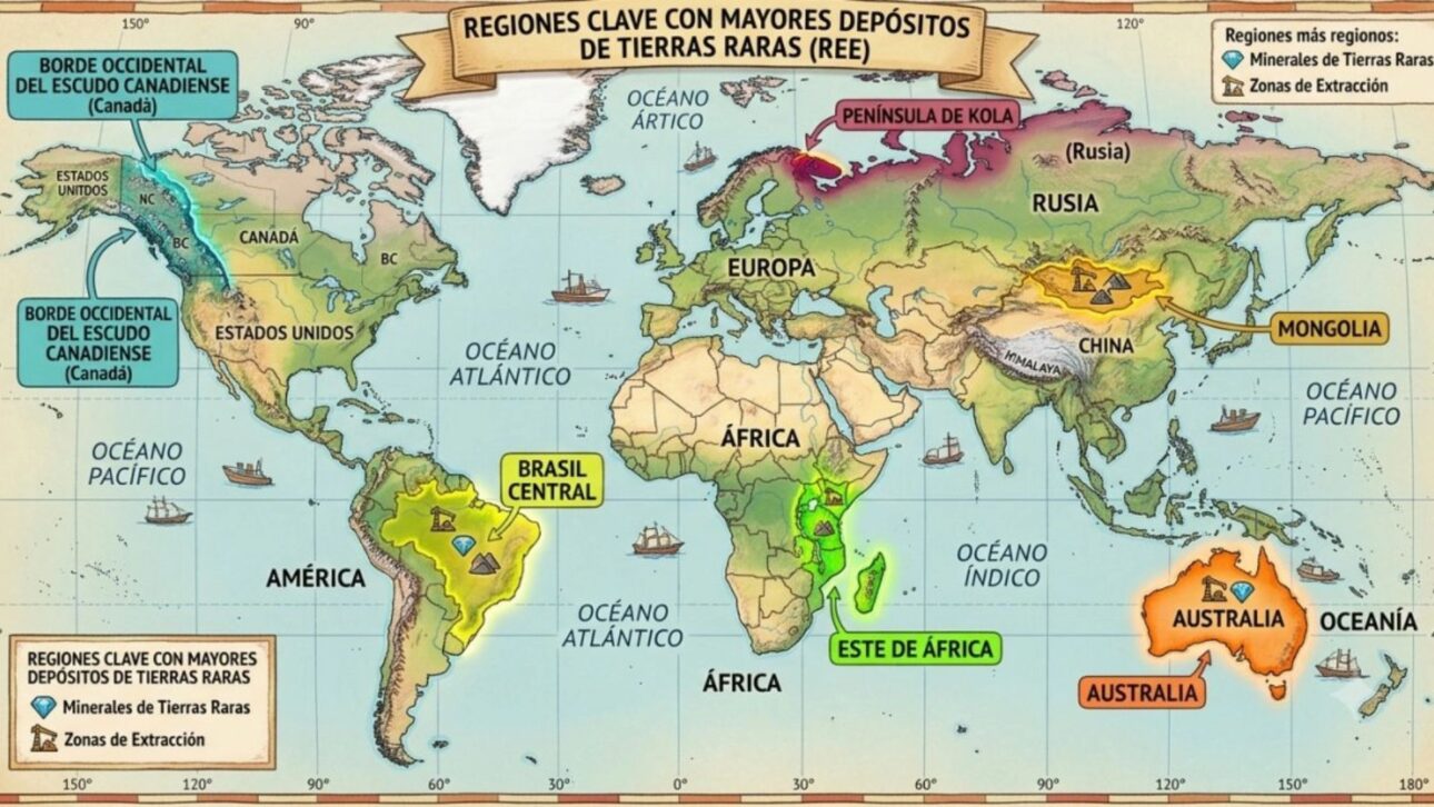 O novo mapa do tesouro de Cambridge usa ondas sísmicas para achar terras raras fora da China, e o centro do Brasil entra na lista, mas processar é o desafio.