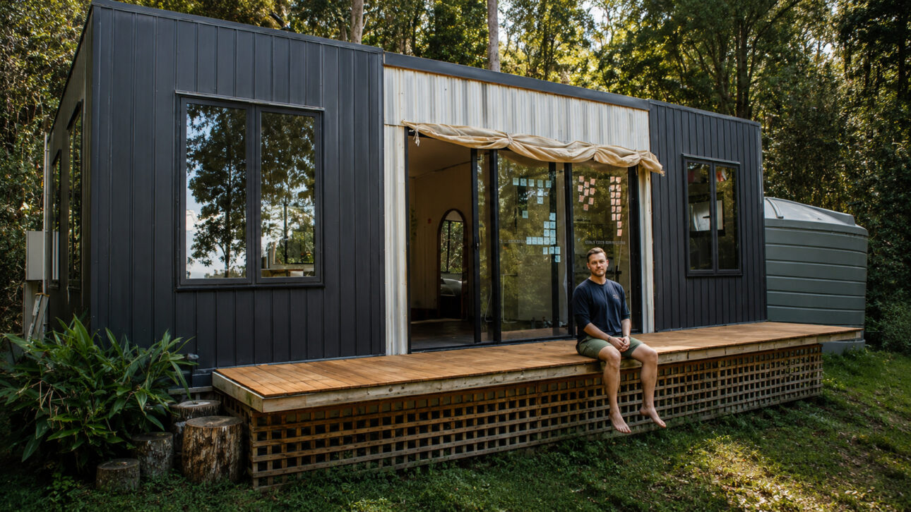 A compact house on wheels seemed like the solution for Matt Bruce to escape the burden of rent in Australia.