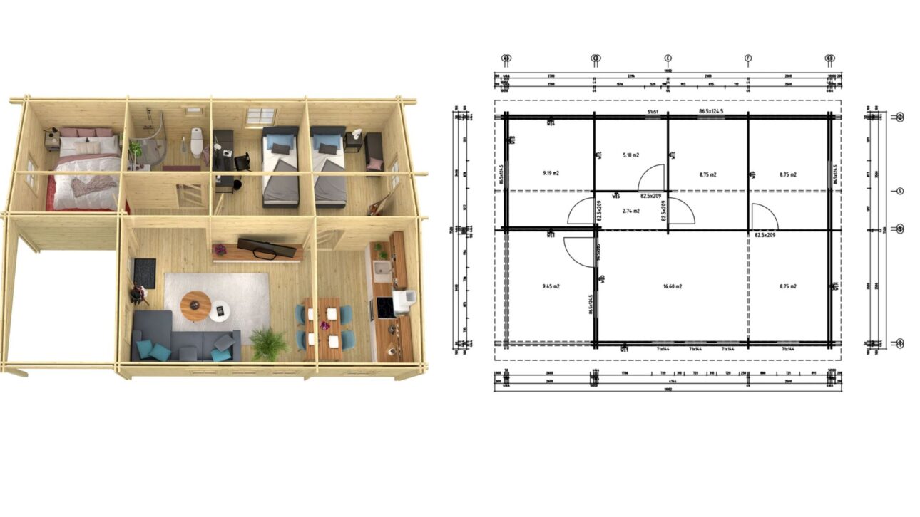 casa pré-fabricada Sagunto
imagem: HobyCasa
