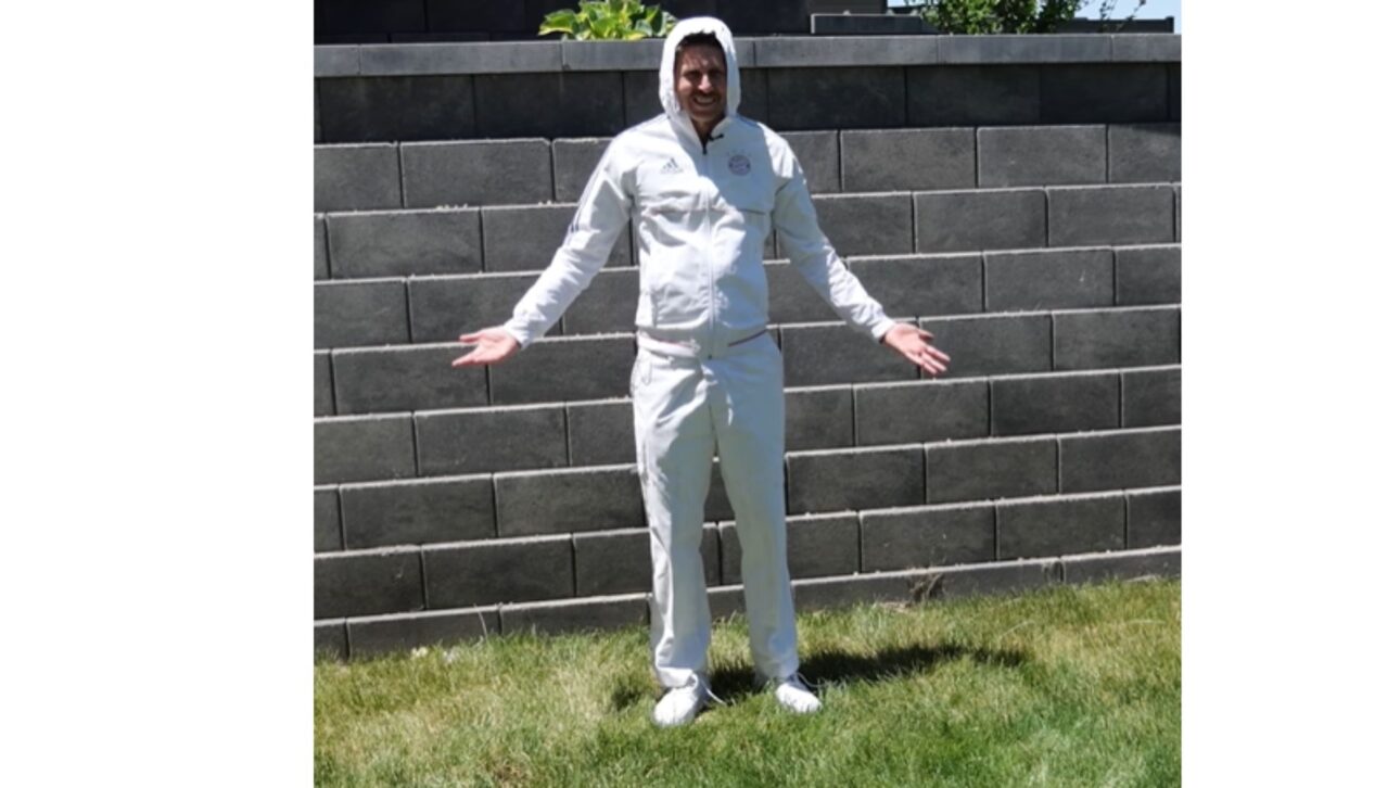 clothing with cooling paint