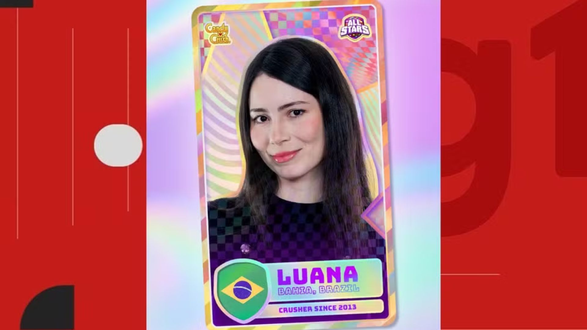 Única brasileira no mundial de Candy Crush, a baiana Luana Mattos venceu o torneio em Londres e levou prêmio de R$ 2,5 milhões e um anel de pedras preciosas.