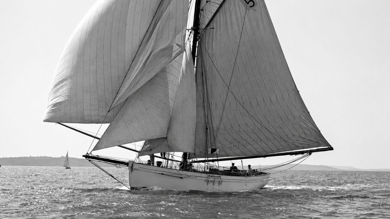 Historic sailboat Tally Ho