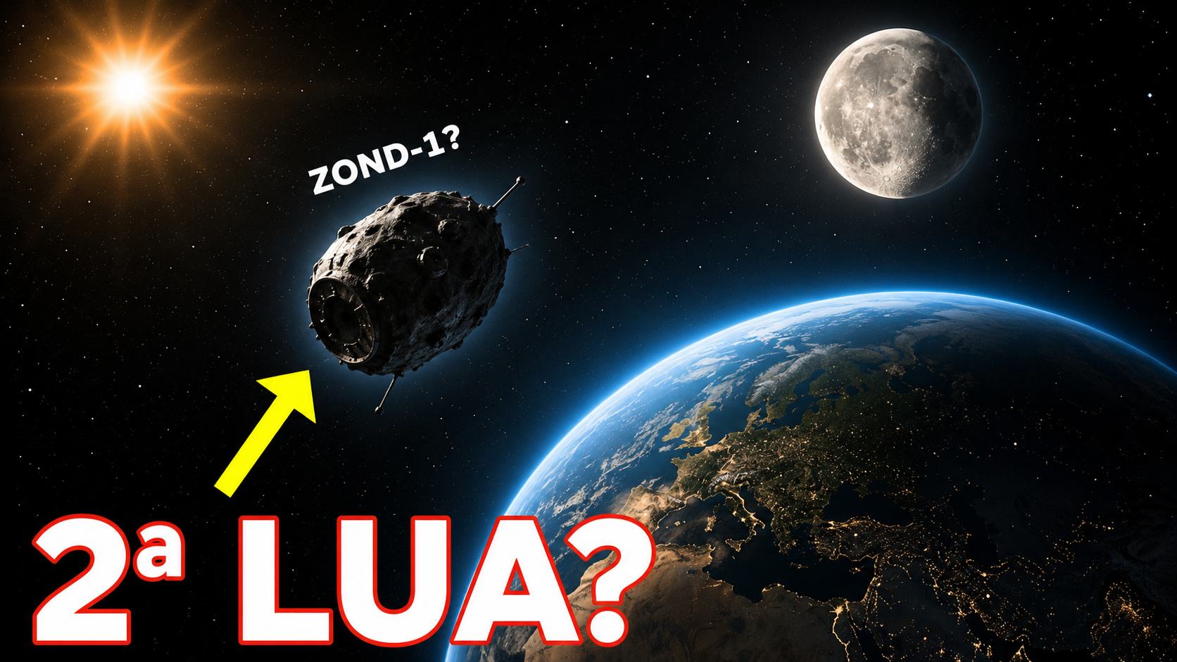 Objeto 2025 PN7, classificado como quase-satélite da Terra, pode ser a sonda soviética Zond 1 perdida em 1964, segundo estudo de Avi Loeb.