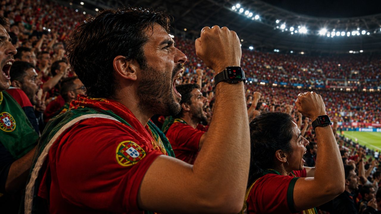 International study monitors fan data during the Cup to understand how football emotions affect the body.