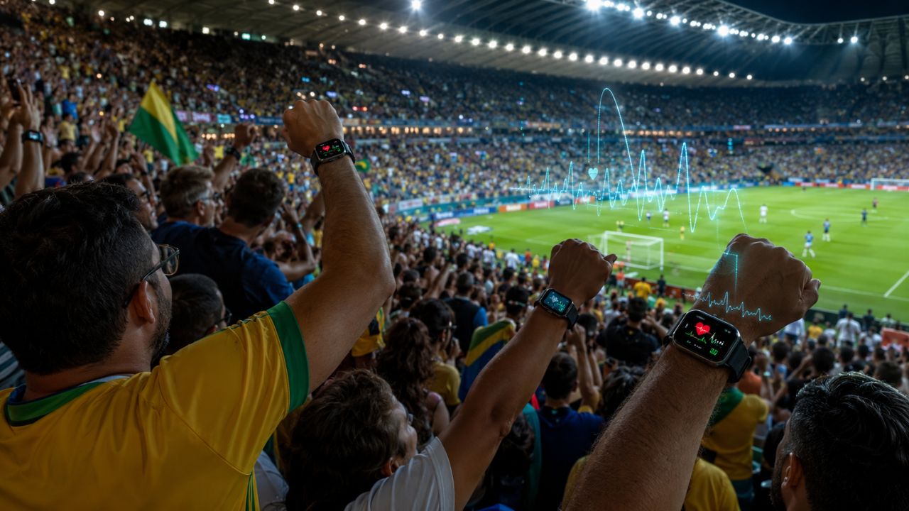 International study tracks fan data during the Cup to understand how football emotions affect the body.