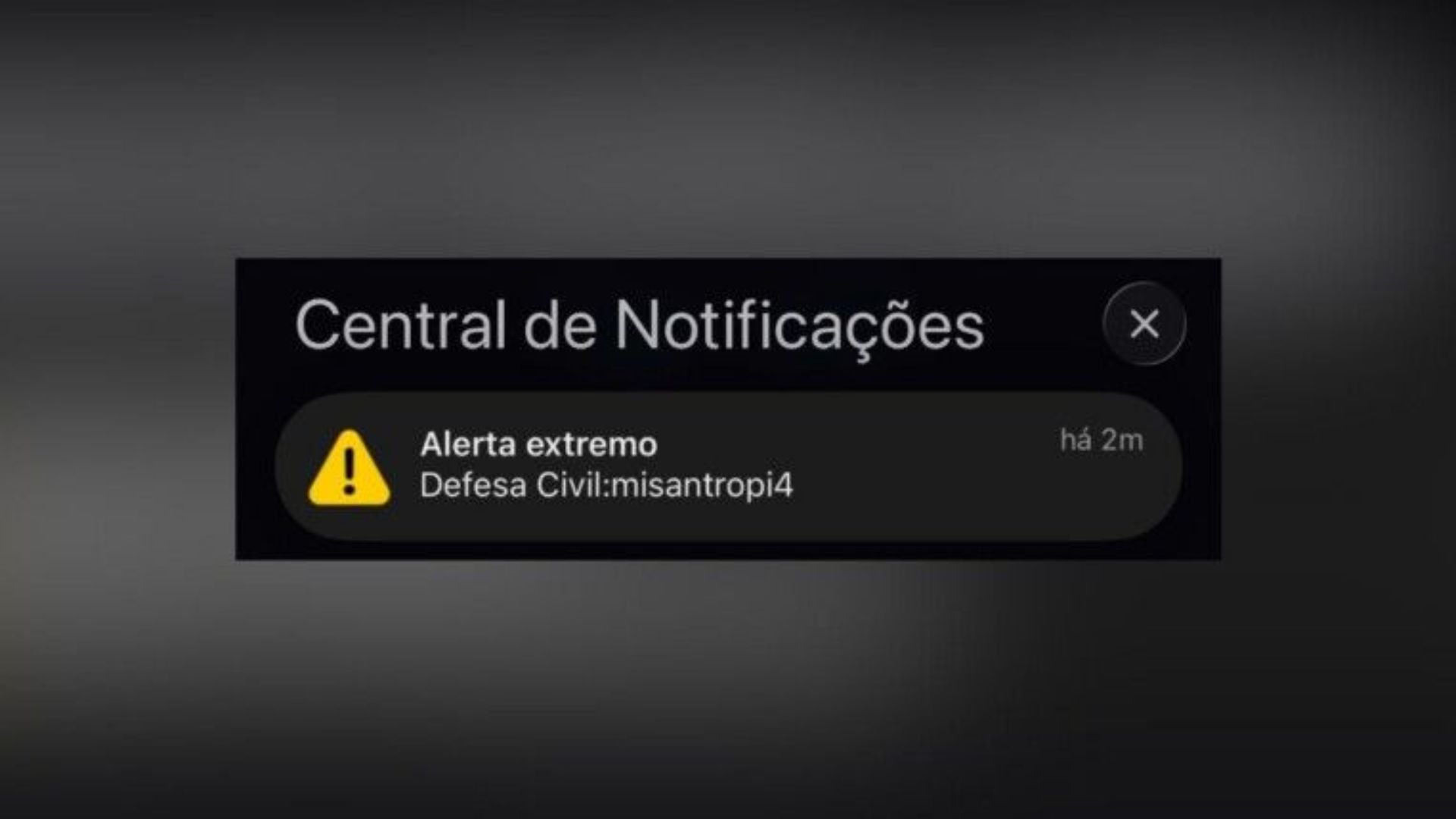 Ataque hacker disparou alerta falso da Defesa Civil pelo Cell Broadcast: a palavra misantropia tocou nos celulares do Brasil mesmo no silencioso.
