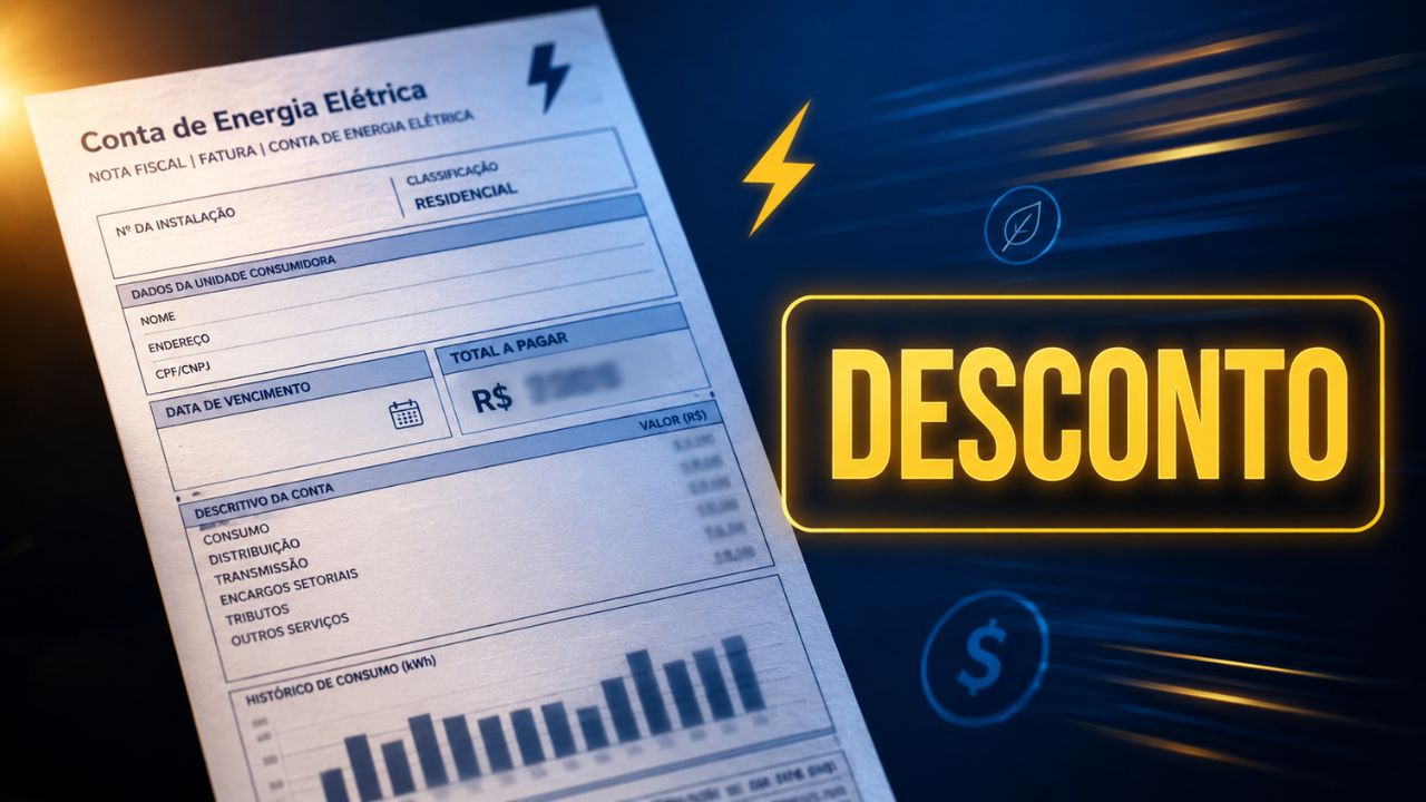 Discount on August electricity bill will be around R$ 9.16 for eligible consumers, with resources linked to Itaipu energy.