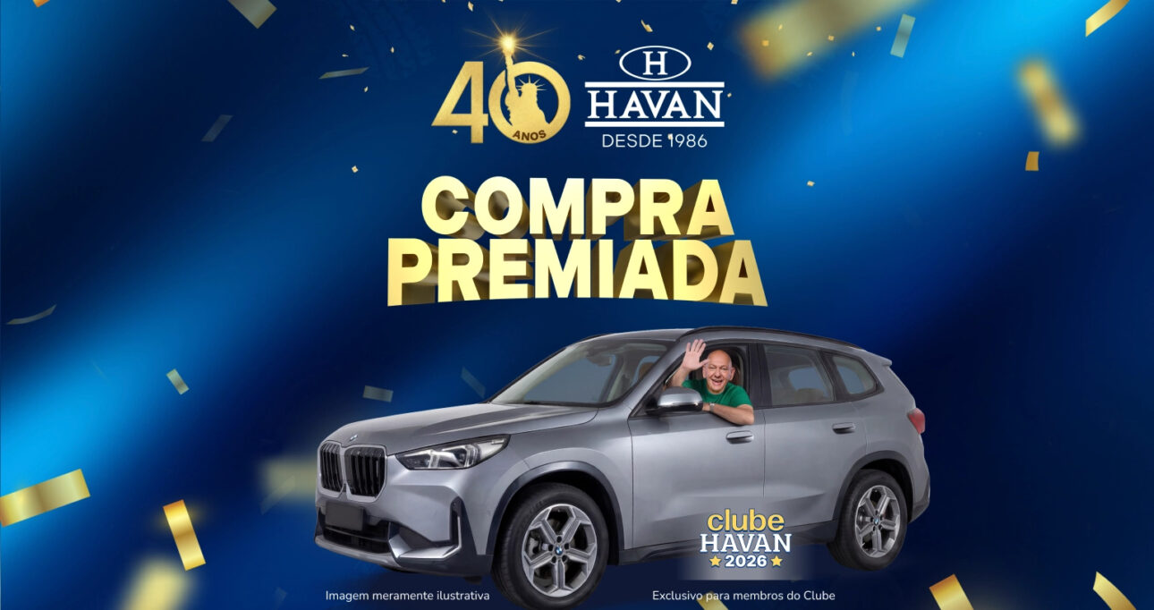Havan sorteia uma BMW X1 0 km em promoção de 40 anos; veja como participar, gerar bilhetes e acompanhar os números da sorte.