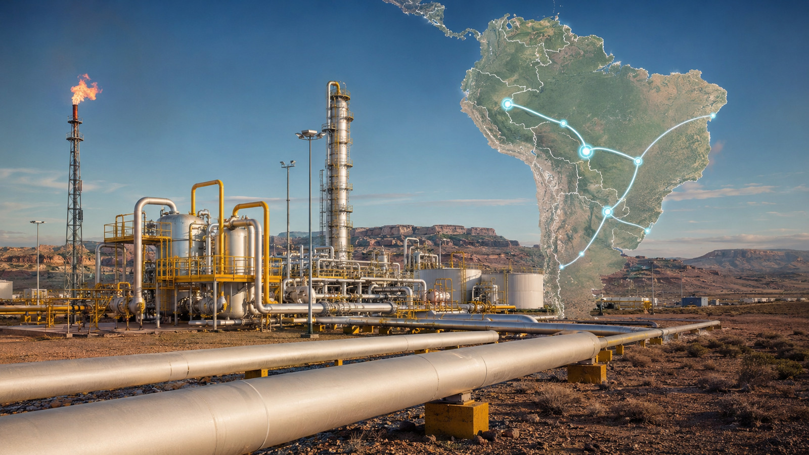 Vaca Muerta tem gás para abastecer Brasil e vizinhos por décadas, mas estudo diz que faltam mais de US$ 10 bilhões em gasodutos, processamento e armazenamento