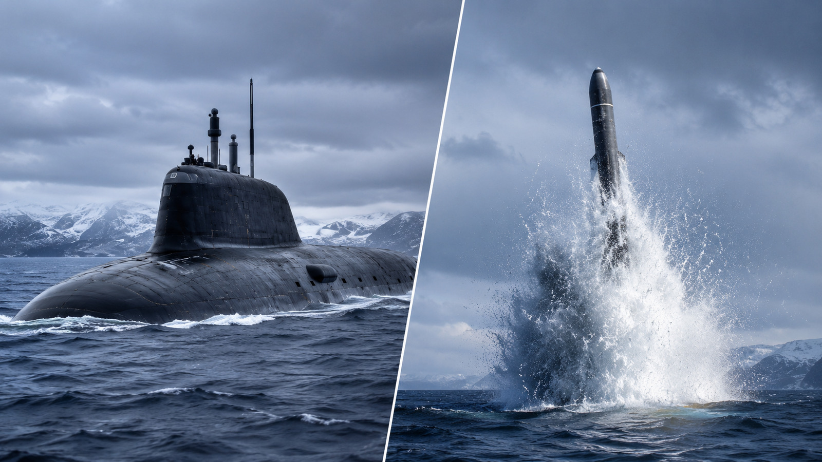 Submarino russo lança míssil