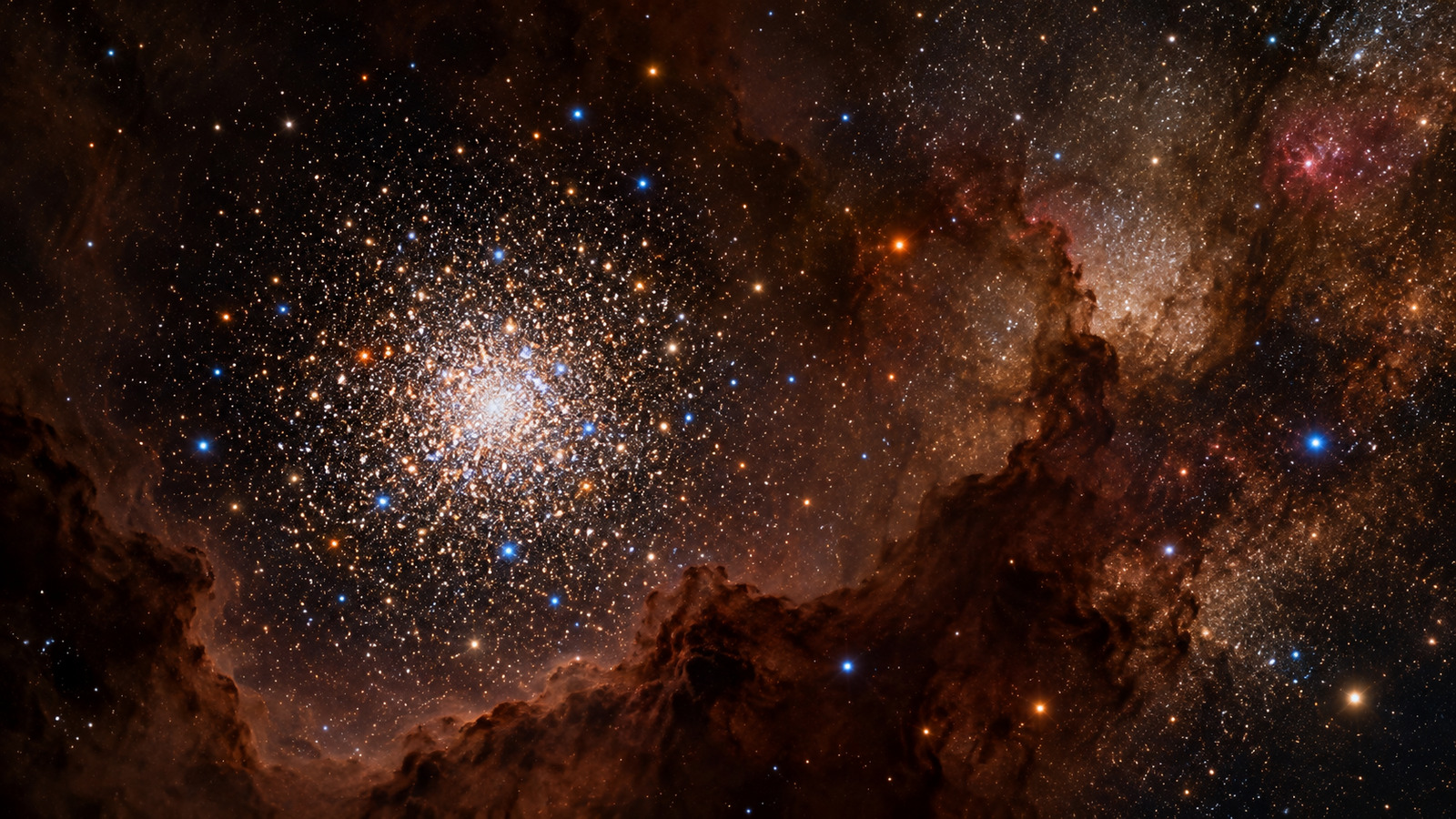 Escondido nas profundezas da Via Láctea, Terzan 5 intriga astrônomos ao revelar quatro gerações de estrelas e pode ser um “fóssil” raro que resistiu por 12,5 bilhões de anos