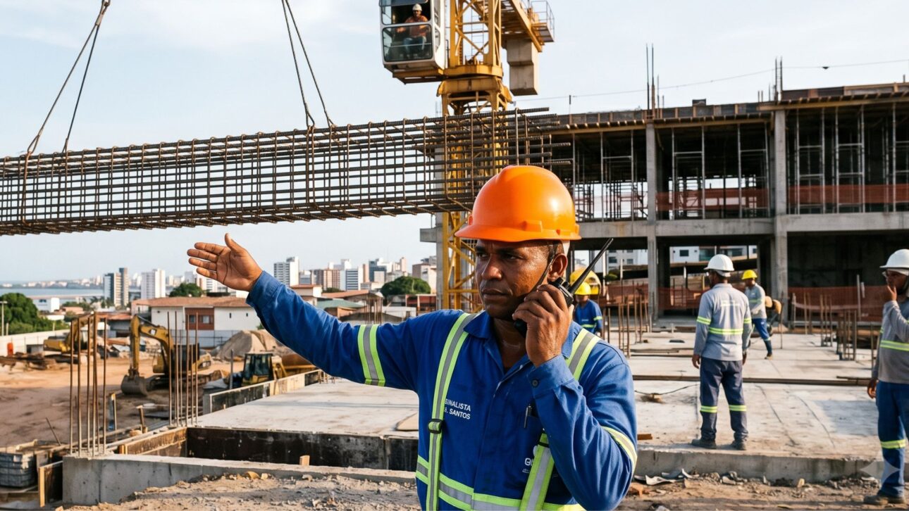 Orange helmet solves a problem that radio and voice alone cannot eliminate