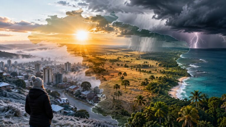 Clima no Brasil em 1º de junho terá frio pela manhã no Sul, sol forte ...