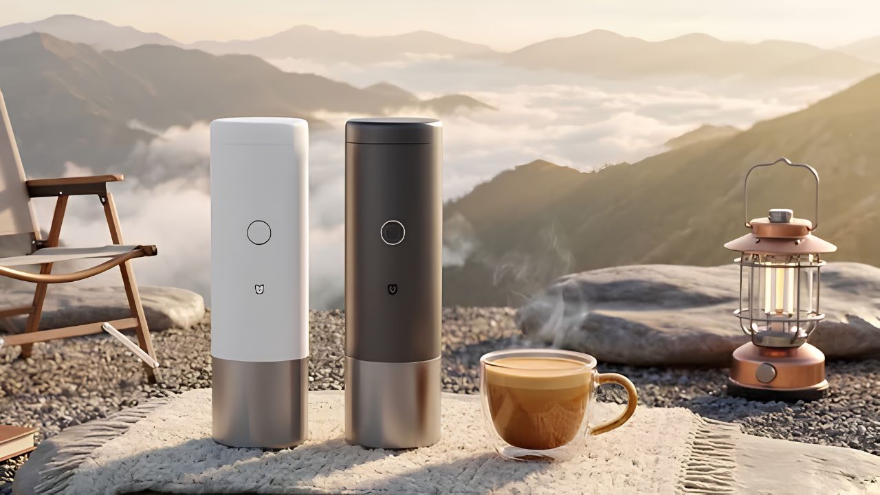 Descubra como a cafeteira de 7.500 mAh da Xiaomi entrega 20 bar de presión para café expreso en cualquier lugar. Vea datos sobre batería y precio.