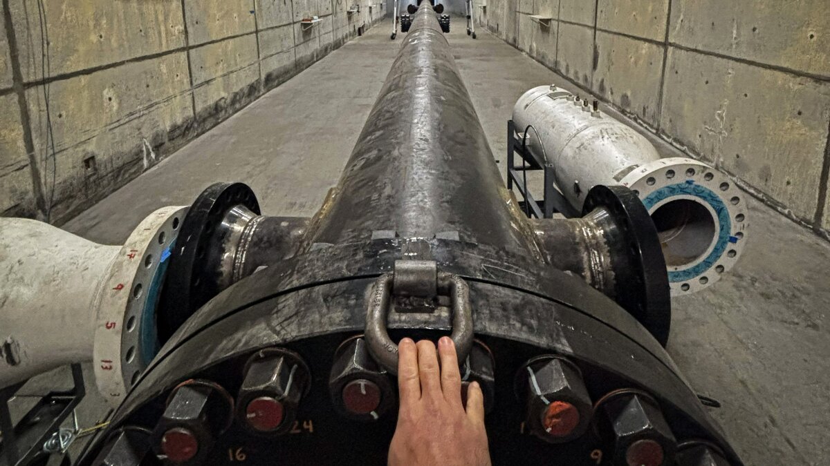 O canhão de batatas de 36,5 metros (120 pés) da Longshot -  Imagem: Longshot Space