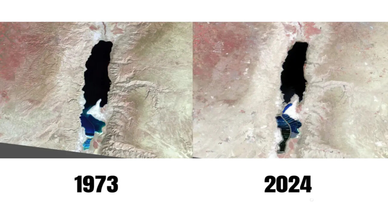 O Mar Morto está sumindo