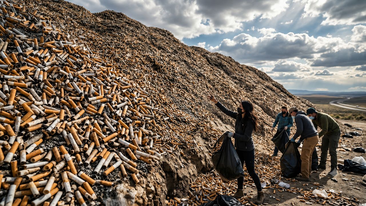 Bituca de cigarro reciclada já foi reaproveitada em centenas de milhões de unidades e gera materiais para papel, artesanato e construção civil.