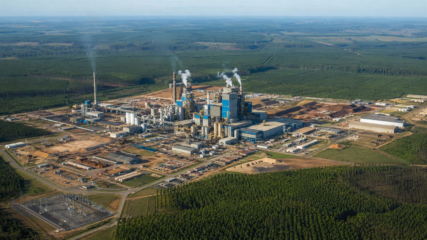 Fábrica de celulose: a Suzano inaugurou no Brasil a maior do mundo em linha única, de R$ 22,2 bilhões e 2,55 milhões de toneladas por ano. Veja os números.