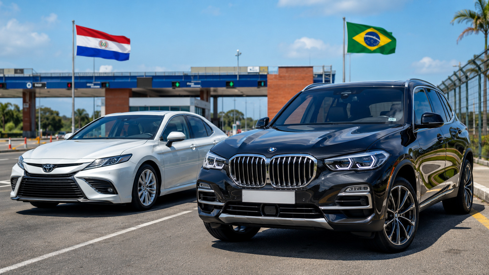 Carros no Paraguai são mais baratos